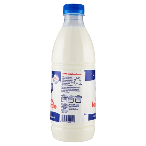Polenghi Lombardo 100% latte lombardo Fresco Intero di Alta Qualità 1 Litro